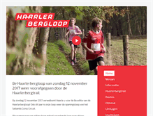 Tablet Screenshot of haarlerbergloop.nl